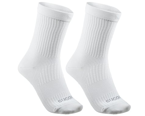 Sugoi Evolution Long Socks (White) (L/XL)